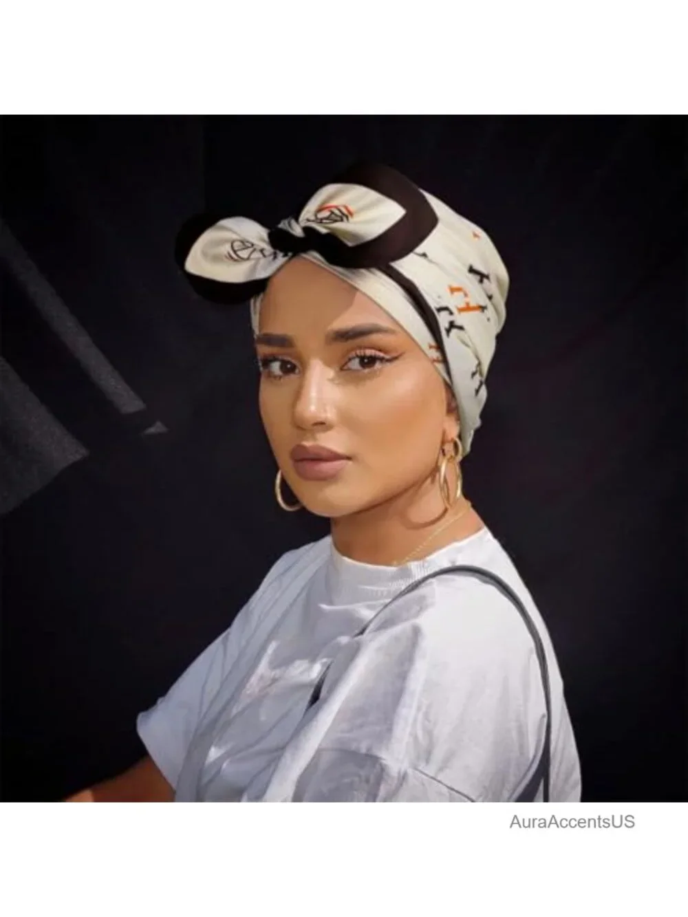 35 inch Square Fashion Scarf for Hair Wrapping at Night Sleeping Bandana